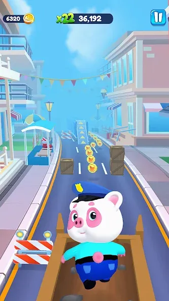 Piggy Panda Run: Fun Game [MOD: Бесконечные деньги] - Скриншот 4