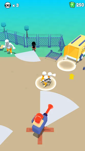 Prison Escape 3D — Jailbreak (Призон Искепе) [MOD: Меню/Много денег] - Скриншот 2