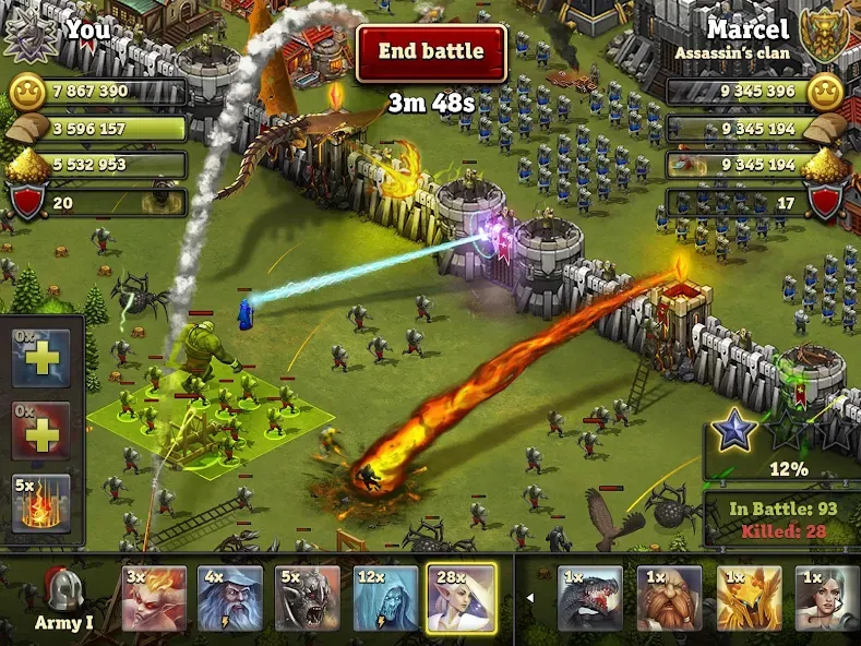 Throne Rush [MOD: Premium/Unlocked] - Скриншот 1