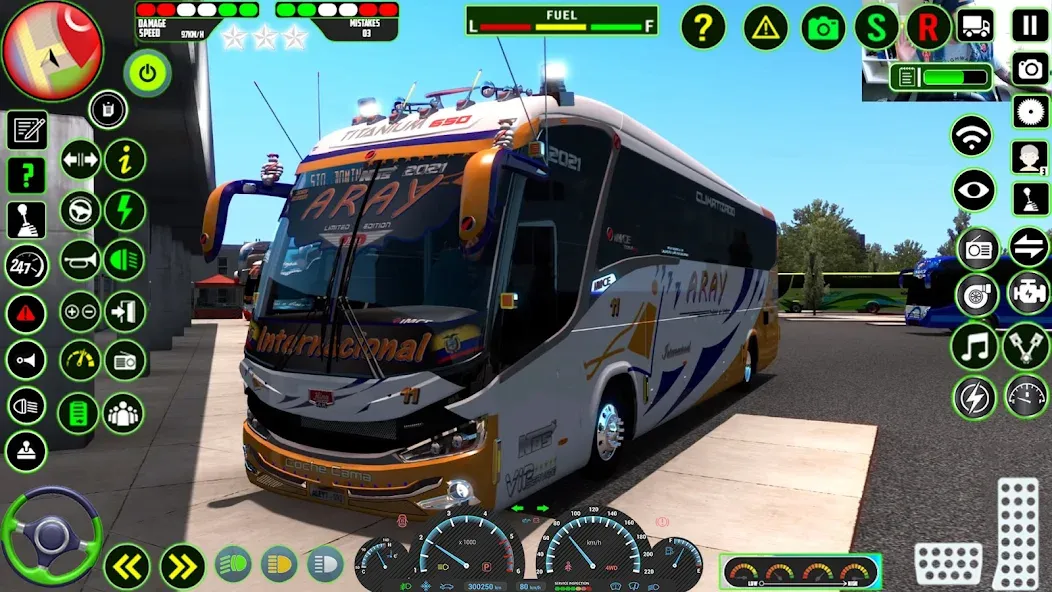 Euro Coach Bus Simulator 3D (Паблик Коуч Бас Драйвинг 3Д) [MOD: Все разблокировано] - Скриншот 1