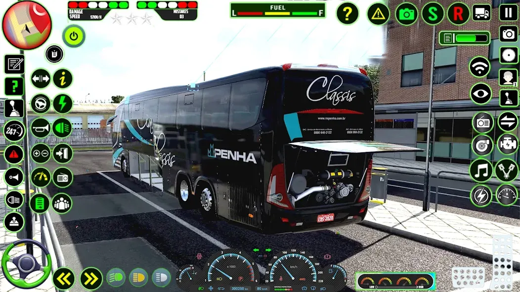 Euro Coach Bus Simulator 3D (Паблик Коуч Бас Драйвинг 3Д) [MOD: Все разблокировано] - Скриншот 2