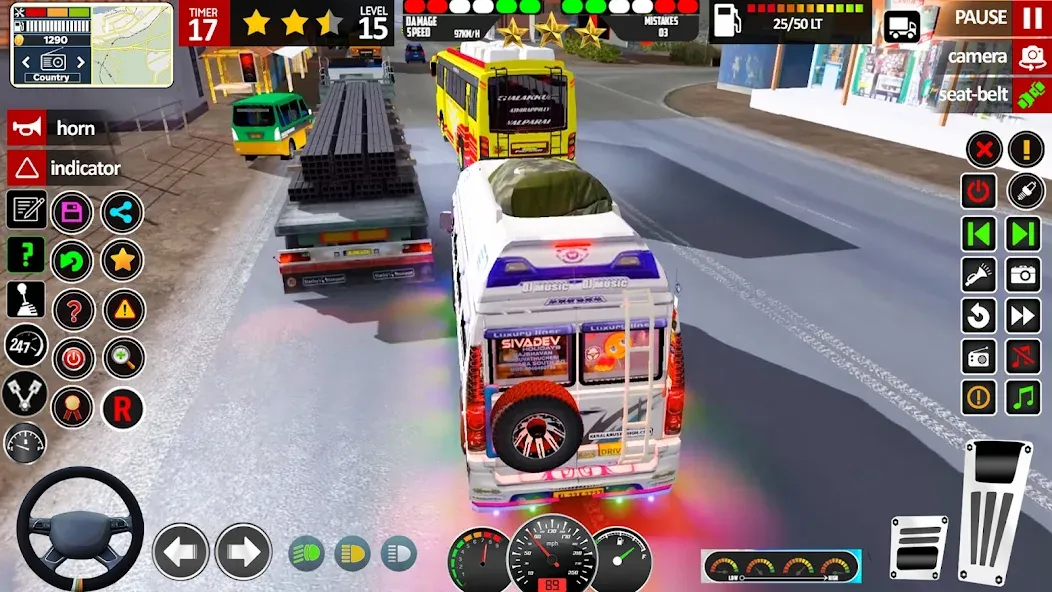 Euro Coach Bus Simulator 3D (Паблик Коуч Бас Драйвинг 3Д) [MOD: Все разблокировано] - Скриншот 3