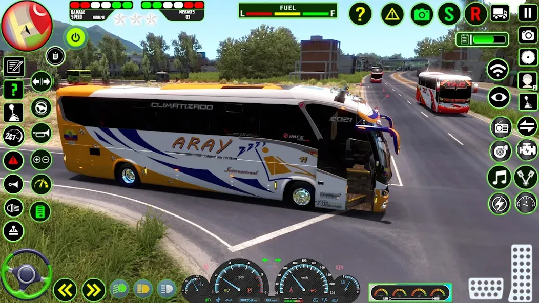 Euro Coach Bus Simulator 3D (Паблик Коуч Бас Драйвинг 3Д) [MOD: Все разблокировано] - Скриншот 4