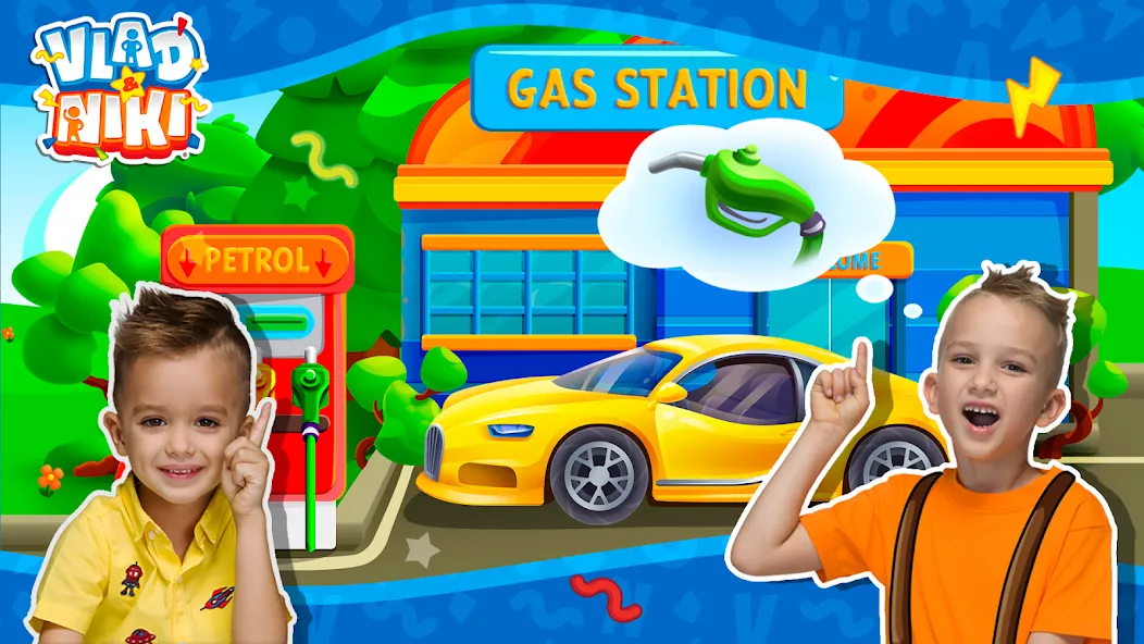 Vlad and Niki: Car Service [MOD: Бесконечные деньги] - Скриншот 3