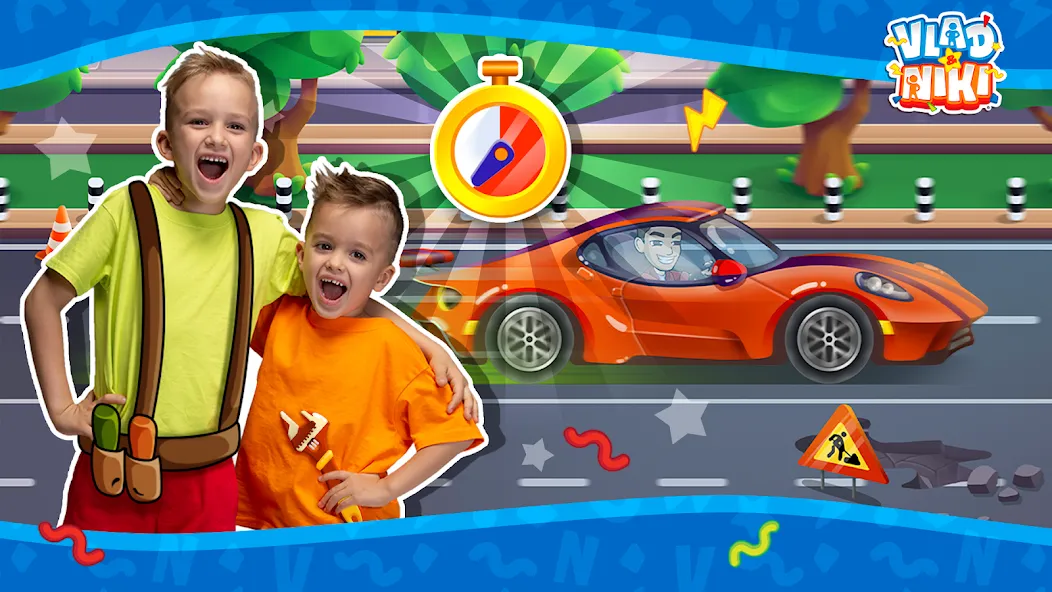 Vlad and Niki: Car Service [MOD: Бесконечные деньги] - Скриншот 4