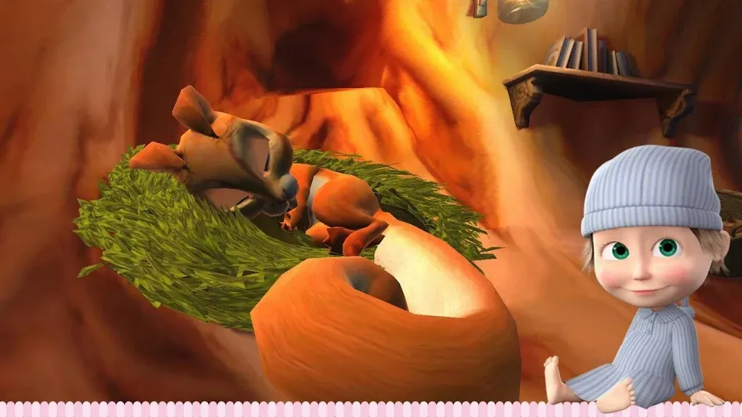 Masha and the Bear: Good Night [MOD: Все разблокировано] - Скриншот 2