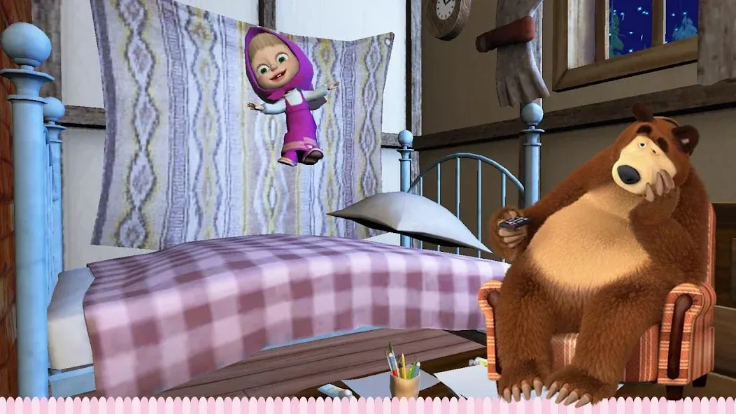 Masha and the Bear: Good Night [MOD: Все разблокировано] - Скриншот 3