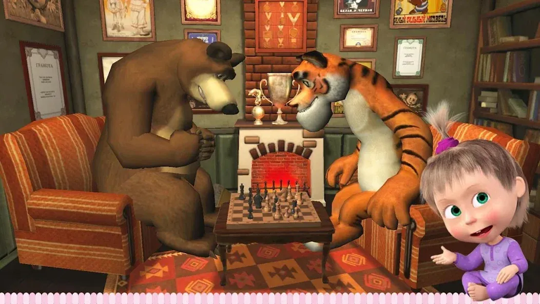 Masha and the Bear: Good Night [MOD: Все разблокировано] - Скриншот 5