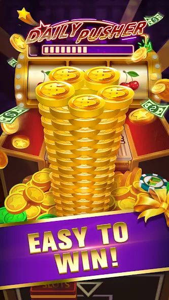 Daily Pusher Slots 777 (Дейли Пушер Слотс 777) [MOD: Меню/Много денег] - Скриншот 1
