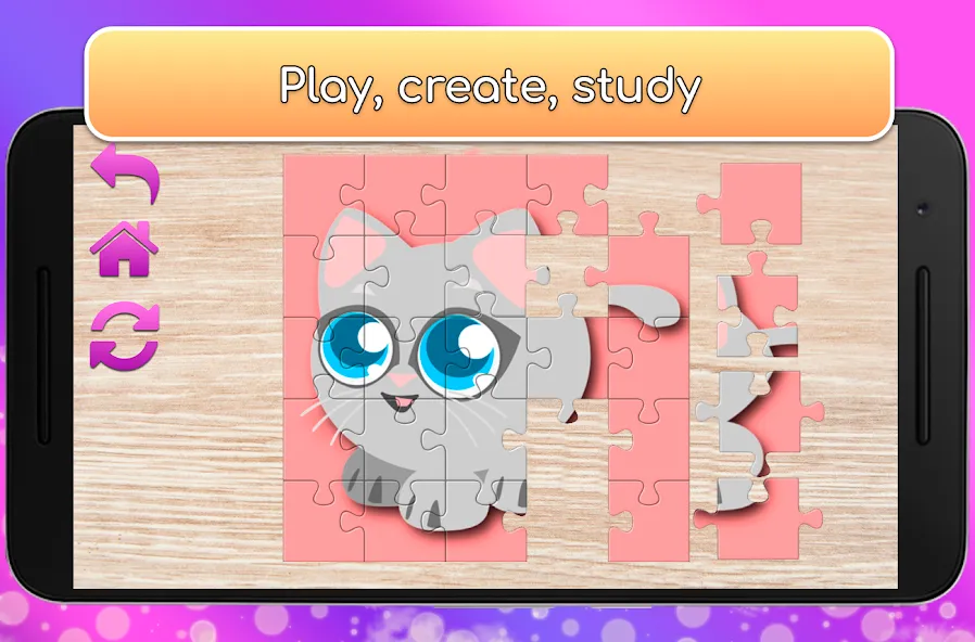 Kids Games for Girls. Puzzles [MOD: Premium/Unlocked] - Скриншот 3