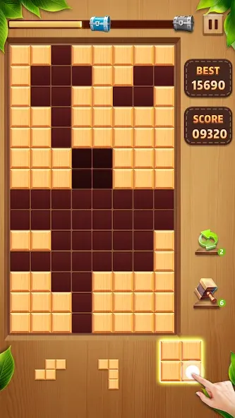 Wood Block Classic (Вуд Блок Классик) [MOD: Все открыто] - Скриншот 3