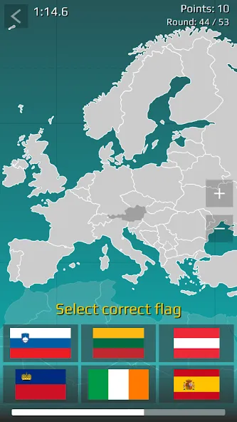 World Map Quiz [MOD: Меню/Много денег] - Скриншот 3