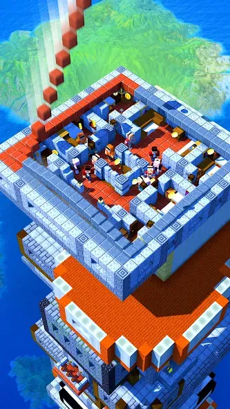 Tower Craft — Block Building (Тауэр Крафт) [MOD: Все разблокировано] - Скриншот 2