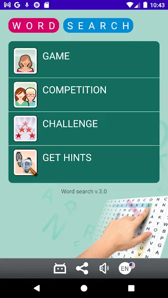 Word search (Сопа де летрас) [MOD: Все разблокировано] - Скриншот 1