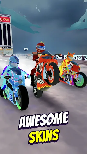 Wild Wheels: Bike Racing (Уайлд Вилз) [MOD: Бесконечные деньги] - Скриншот 3