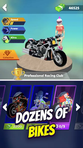 Wild Wheels: Bike Racing (Уайлд Вилз) [MOD: Бесконечные деньги] - Скриншот 4