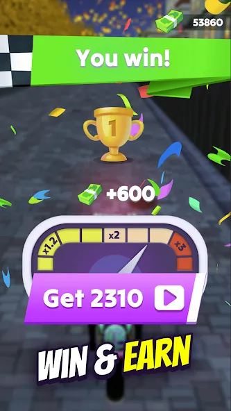Wild Wheels: Bike Racing (Уайлд Вилз) [MOD: Бесконечные деньги] - Скриншот 5
