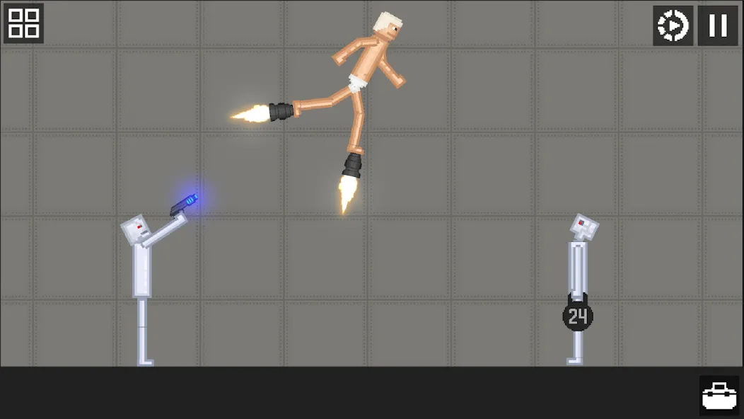 Human Playground Sandbox (Хуман Плейграунд Сэндбокс) [MOD: Меню/Много денег] - Скриншот 3