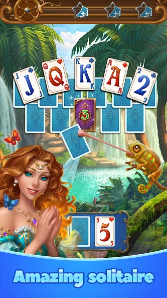 Magic Story of Solitaire Cards [MOD: Бесконечные деньги] - Скриншот 1