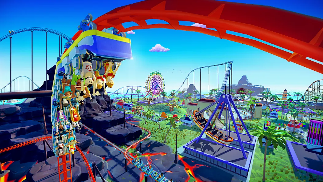 Real Coaster: Idle Game (Реал Коастер) [MOD: Разблокировано] - Скриншот 1
