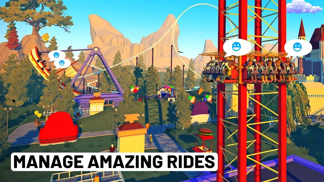 Real Coaster: Idle Game (Реал Коастер) [MOD: Разблокировано] - Скриншот 2