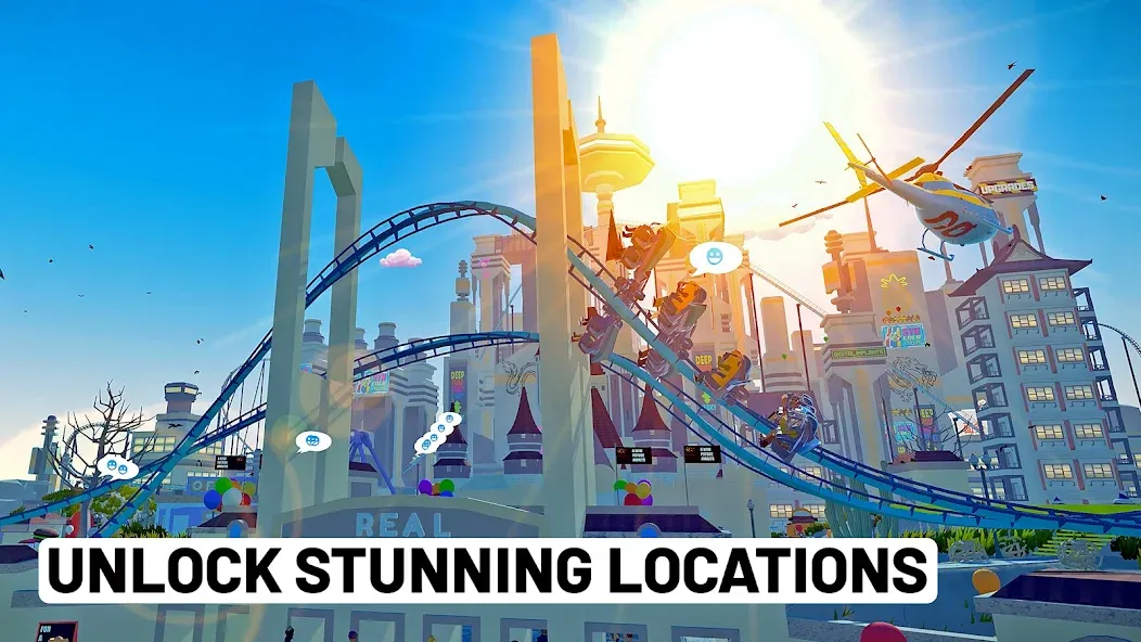 Real Coaster: Idle Game (Реал Коастер) [MOD: Разблокировано] - Скриншот 5