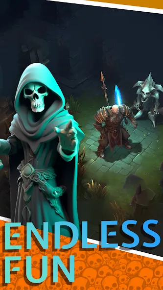 Necromancer Hero: Skeletons 3D (Некромантгерой) [MOD: Premium/Unlocked] - Скриншот 2