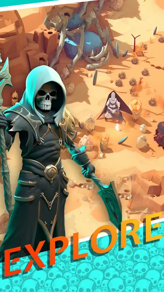 Necromancer Hero: Skeletons 3D (Некромантгерой) [MOD: Premium/Unlocked] - Скриншот 3