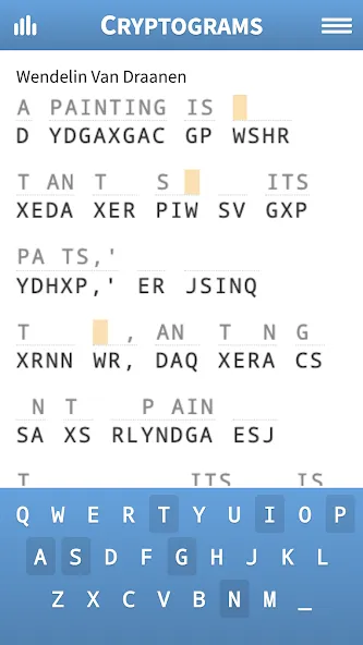 Cryptograms · Decrypt Quotes [MOD: Бесконечные деньги] - Скриншот 1