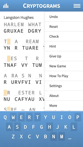 Cryptograms · Decrypt Quotes [MOD: Бесконечные деньги] - Скриншот 2