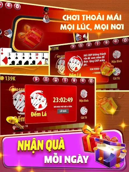 Tiến Lên Đếm Lá — Tien Len [MOD: Бесконечные деньги] - Скриншот 3