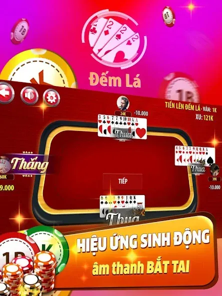 Tiến Lên Đếm Lá — Tien Len [MOD: Бесконечные деньги] - Скриншот 4