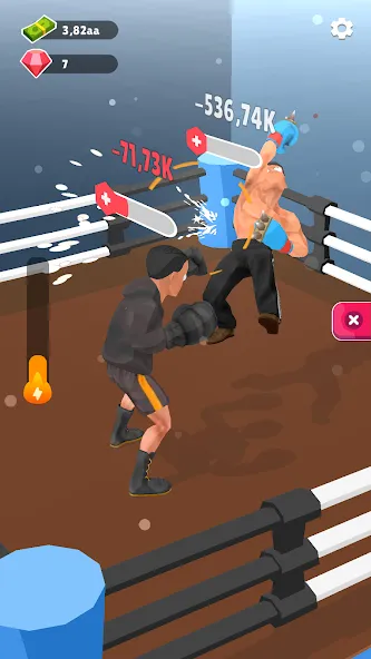 Tap Punch — 3D Boxing (Тап Панч) [MOD: Все открыто] - Скриншот 4