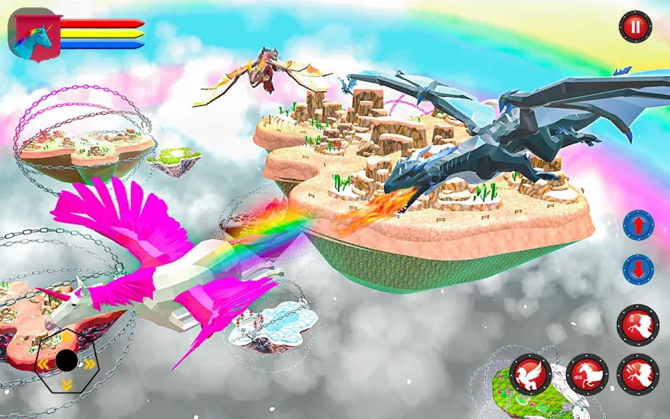 Flying Unicorn Pegasus Games [MOD: Разблокировано] - Скриншот 1