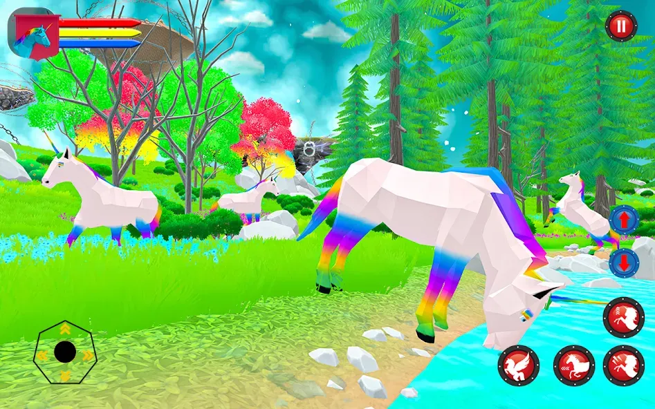 Flying Unicorn Pegasus Games [MOD: Разблокировано] - Скриншот 2