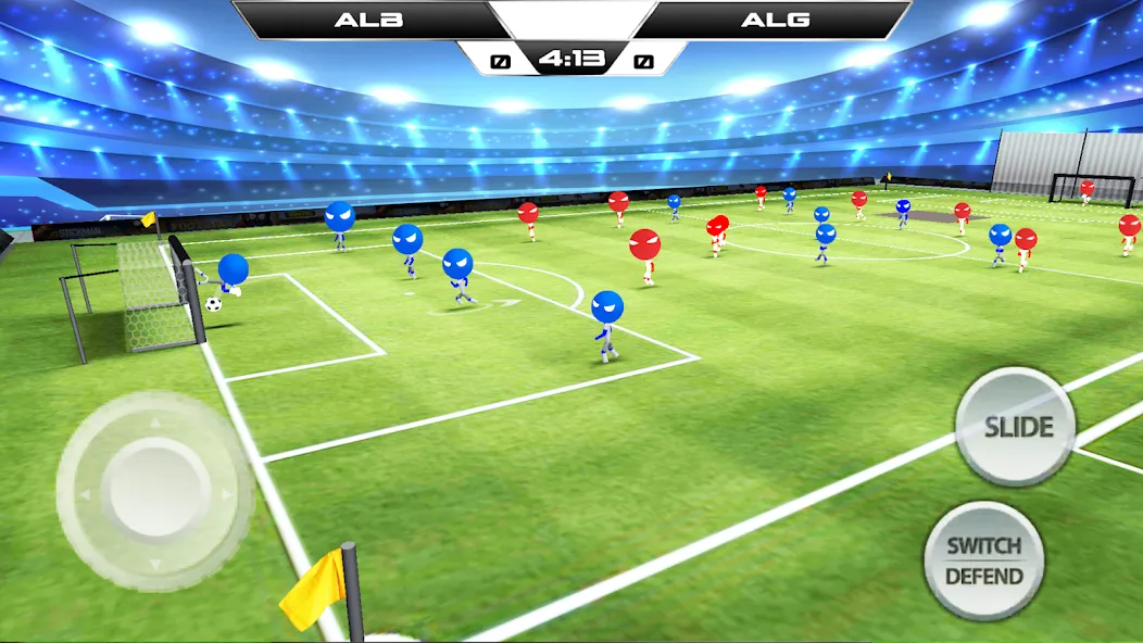 Stickman Soccer Football Game [MOD: Mega Mod/Меню] - Скриншот 2