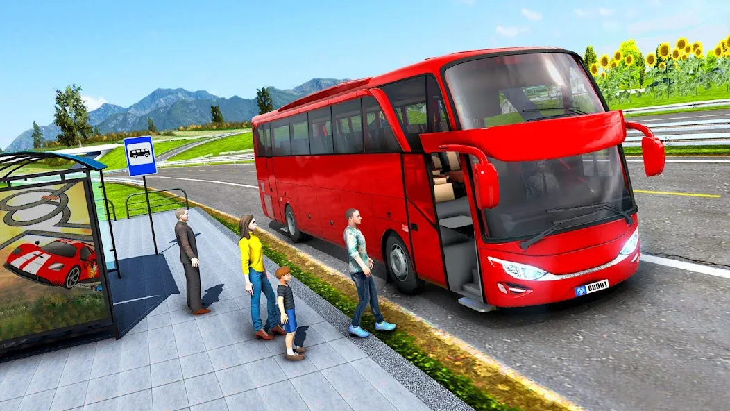 Highway Bus Simulator Bus Game [MOD: Mega Mod/Меню] - Скриншот 2