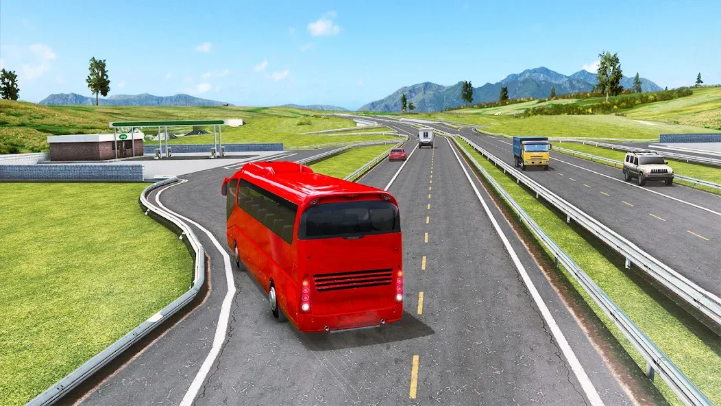 Highway Bus Simulator Bus Game [MOD: Mega Mod/Меню] - Скриншот 4