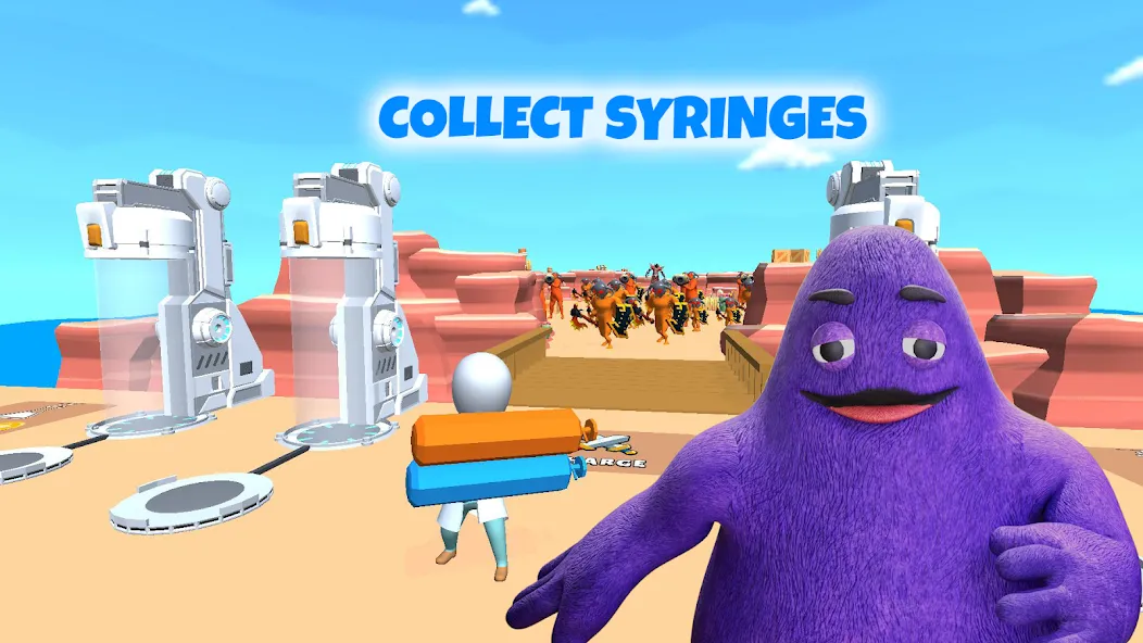 Grimace monster playground (Батл Плейграунд Монстерс) [MOD: Mega Mod/Меню] - Скриншот 1