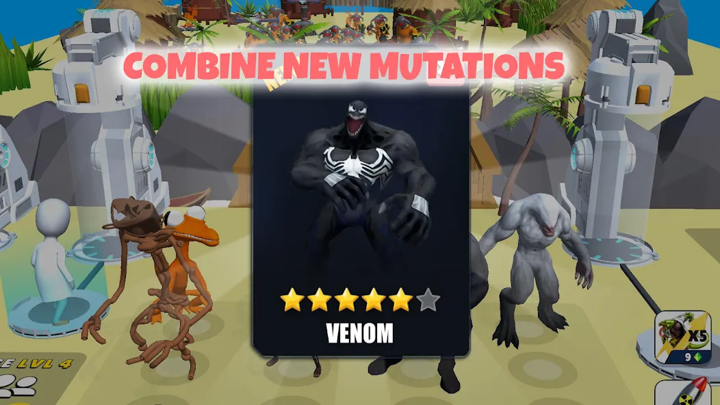 Grimace monster playground (Батл Плейграунд Монстерс) [MOD: Mega Mod/Меню] - Скриншот 3