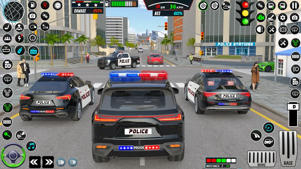 US Police Car Parking — King [MOD: Все открыто] - Скриншот 5