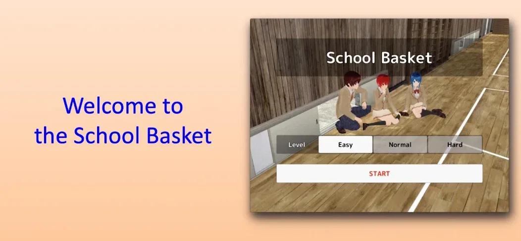 School Basket (Школьная корзина) [MOD: Мод Меню/Взлом] - Скриншот 1