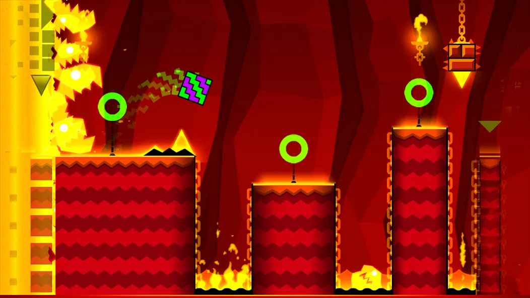 Geometry Dash Meltdown (Геометрия Дэш Мелтдаун) [MOD: Все разблокировано] - Скриншот 2