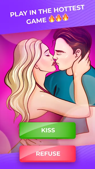 Kiss Me: Kissing Games 18+ (Кисс Ми) [MOD: Разблокировано] - Скриншот 1