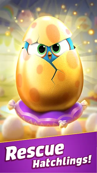 Angry Birds Match 3 (Энгри Бердс Матч 3) [MOD: Разблокировано] - Скриншот 2