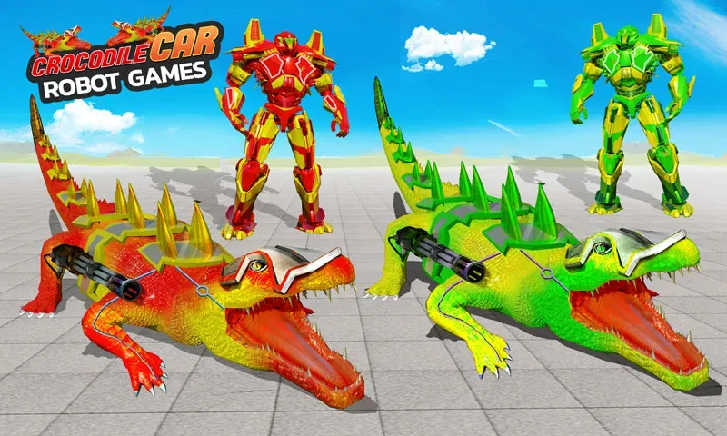 Robot Game Transform Crocodile [MOD: Бесконечные деньги] - Скриншот 4