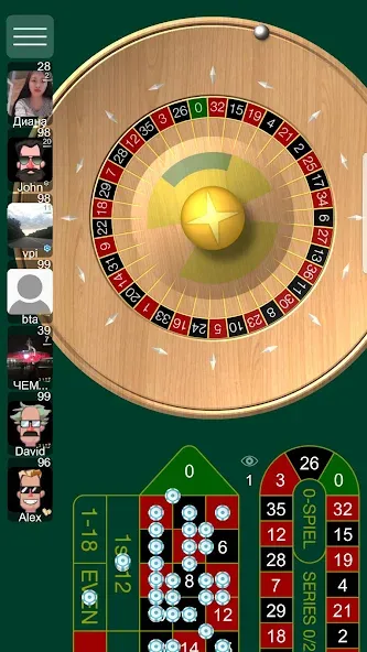 Roulette Online [MOD: Меню/Много денег] - Скриншот 1