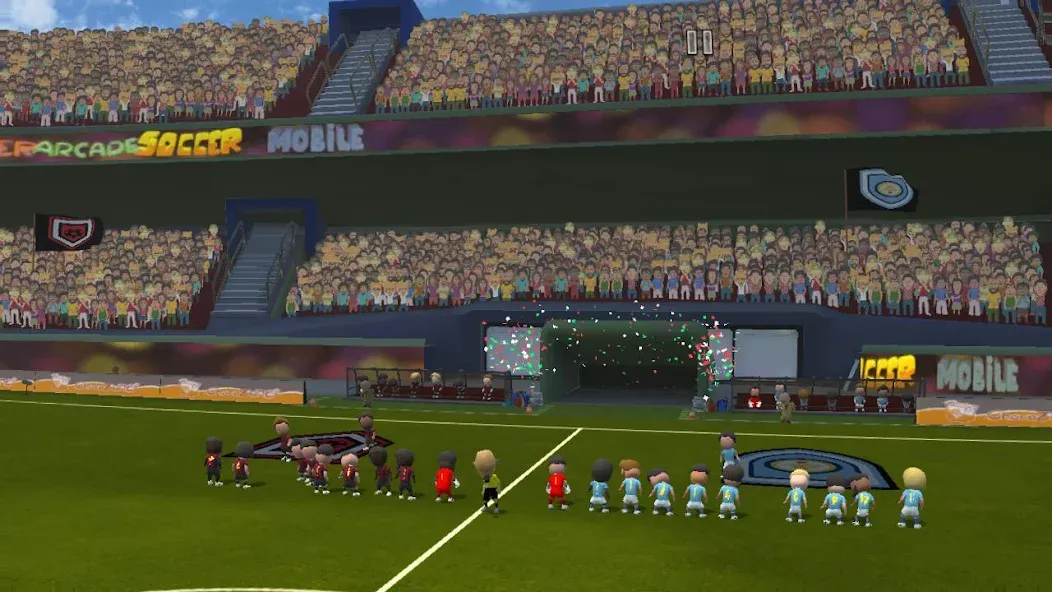 Super Arcade Soccer Mobile (упер Аркадный Футбол Мобильный) [MOD: Меню/Много денег] - Скриншот 3