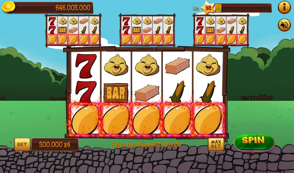 Slot Gallina 4 (Слот Галлина 4) [MOD: Много монет/Энергии] - Скриншот 5
