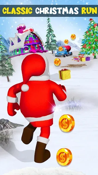 Xmas Santa Surfer Running Game (Ксмас Санта Серфер Раннинг Гейм) [MOD: Все открыто] - Скриншот 5
